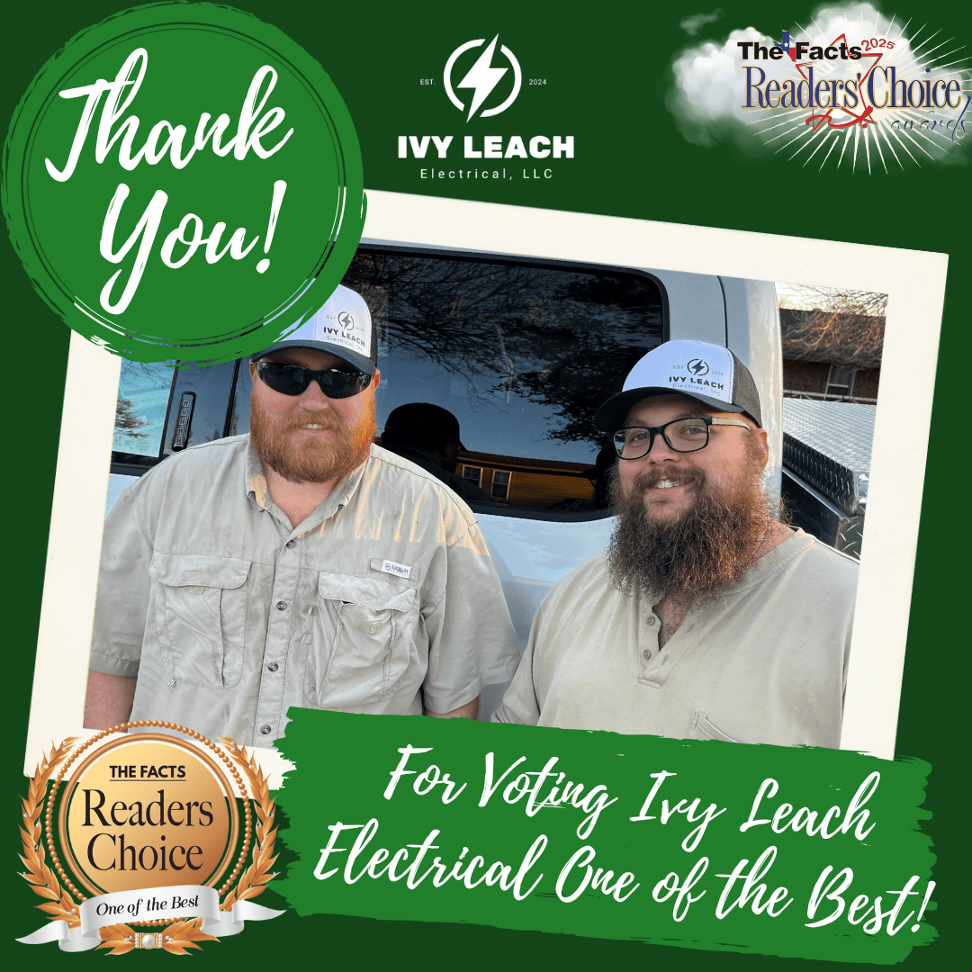 Ivy Leach Electrical Voted One of the Best in The Facts Readers Choice Awards 2025